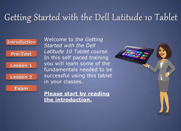 Getting Started with Dell Latitude 10 Tablet Training